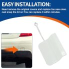 ABSOPRO hátsó vonóhorog takaró Mercedes-Benz C-Class W204 FL AMG 2012-2015 - outlet termék