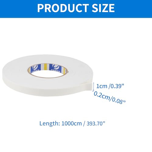 ABSOPRO 0,39"x0,08"x32,81ft javítószalag fehér, 1 darabos - outlet termék