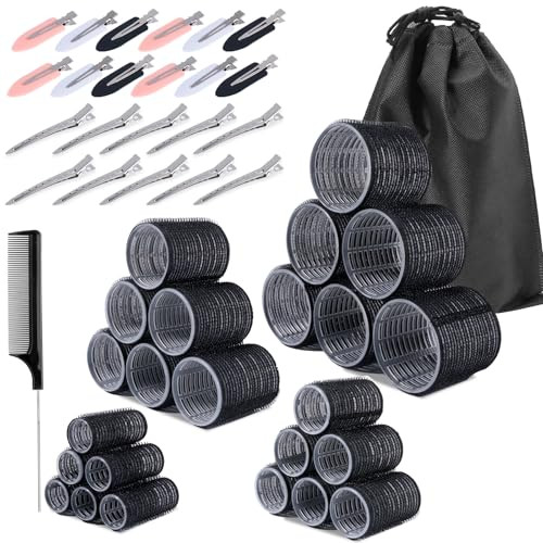 Magic Curlers hő nélküli hajcsavarók 50 darabos, 24 hajcsattal - outlet termék