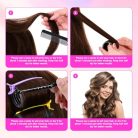 Magic Curlers hő nélküli hajcsavarók 50 darabos, 24 hajcsattal - outlet termék