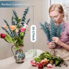 17 darabos szárított eukaliptusz szárak kék - outlet termék