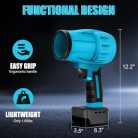 Makita kompatibilis 18 V lombfúvó 80 m/s, akkumulátor nélkül - outlet termék