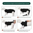 Kuoser kutyaruha műtét után fekete - outlet termék