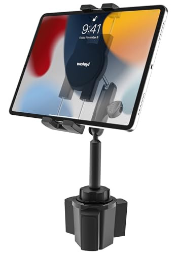 Woleyi tablet tartó autós pohártartó fém karral 4-12.9 - outlet termék