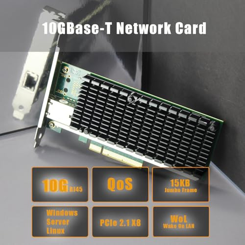 GLOTRENDS ST7215 1-port 10Gb RJ45 ethernet hálózati kártya Intel X540 vezérlő, PCIE - outlet termék