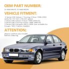 Wing tükör burkolat bal és jobb 5-ös sorozat E39 / 3-as sorozat E46 számára - outlet termék