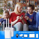 MEETOWN WLAN jelerősítő, Ultraxtendex WiFi jelerősítő LAN csatlakozással 300 Mbit/s - outlet termék