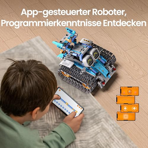 Sillbird 5 az 1-ben robot gyerekeknek programozható építőjáték, app-vezérlés, kreatív - outlet termék