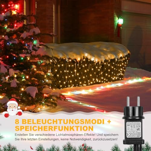 Laybasic LED fényháló, kültéri 6x4m, IP44 vízálló, időzítővel - outlet termék
