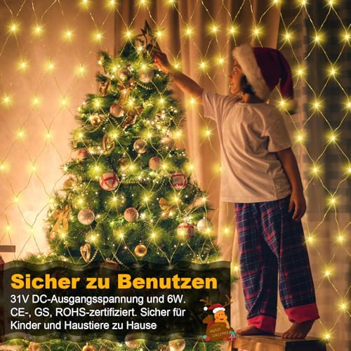 Laybasic LED fényháló, kültéri 6x4m, IP44 vízálló, időzítővel - outlet termék