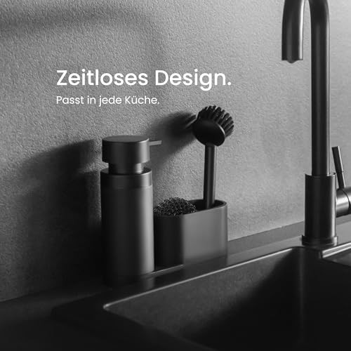 Black Sweden Home® mosogató rendező műkőből fekete - outlet termék