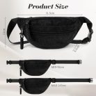 Aucuu női válltáska, kord övtáska, kistáska sport, utazás, futás, iskola - outlet termék