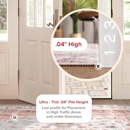 INKAROBOX mosható boho mintás szőnyeg, csúszásmentes hátoldal, szennyeződésálló - outlet termék