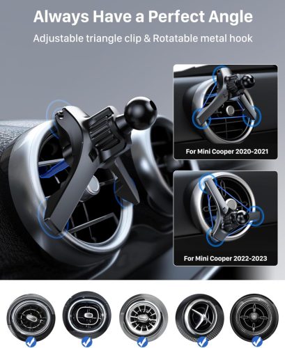 YOSH autós telefontartó kerek szellőzőhöz Mercedes kompatibilis - outlet termék