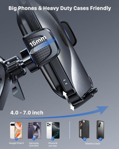 YOSH autós telefontartó kerek szellőzőhöz Mercedes kompatibilis - outlet termék
