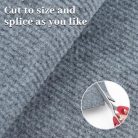 HAOTIAN-X 15 darabos bútorvédő több méretű, átlátszó kanapévédő szürke öntapadós - outlet termék