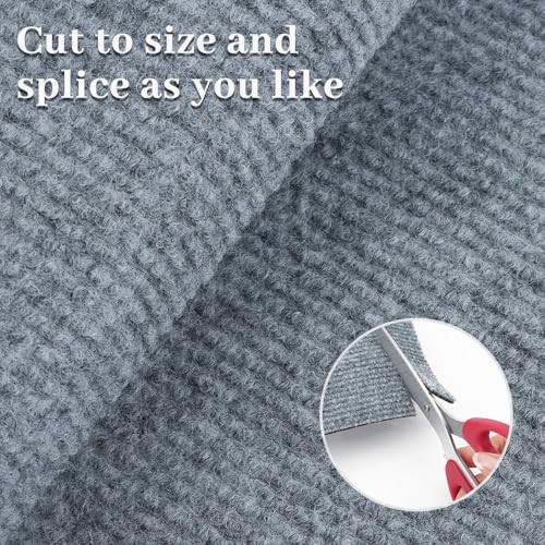 HAOTIAN-X 15 darabos bútorvédő több méretű, átlátszó kanapévédő szürke öntapadós - outlet termék