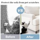 HAOTIAN-X 15 darabos bútorvédő több méretű, átlátszó kanapévédő szürke öntapadós - outlet termék