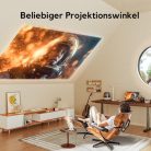 AKIYO projektor, mini projektor Full HD 1080P támogatott, automatikus - outlet termék
