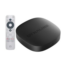   Google TV Box - 4K okos TV box HDR10+ UHD, Dolby Audio, Google/Netflix tanúsítvány - outlet termék