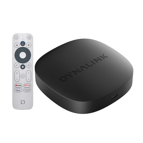 Google TV Box - 4K okos TV box HDR10+ UHD, Dolby Audio, Google/Netflix tanúsítvány - outlet termék