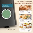 Facelle 5,5L & 4,5L konyhai robotgép 1500W, csendes, 10+P, dagasztóhorog - outlet termék