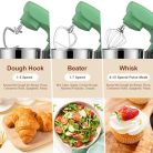 Facelle 5,5L & 4,5L konyhai robotgép 1500W, csendes, 10+P, dagasztóhorog - outlet termék