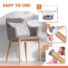 Szék lábvédők, kerek, 32 darabos, szilikon védők, filc csúszkák fa padlókhoz, szék - outlet termék