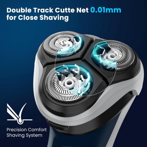 SweetLF elektromos borotva férfiaknak pop-up trimmelővel, IPX7 vízálló, újratölthető - outlet termék