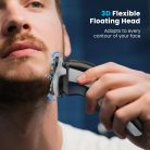 SweetLF elektromos borotva férfiaknak pop-up trimmelővel, IPX7 vízálló, újratölthető - outlet termék