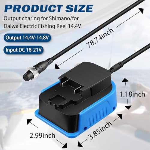Daiwa Shimano horgász orsó akkumulátor adapter Bosch 18V PBA kompatibilis, 14.4V - outlet termék