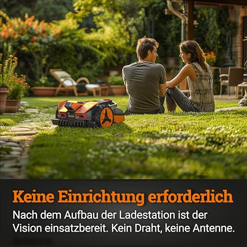WORX Landroid Vision M550 robotfűnyíró 550 m²-ig, határolókábel nélkül, WiFi & - outlet termék
