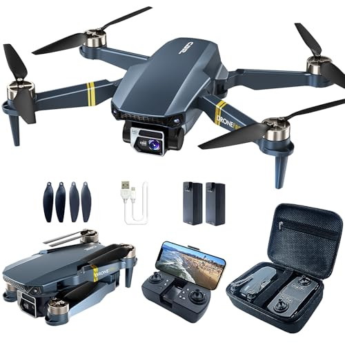 Brushless Super Endurance összecsukható quadcopter drón kezdőknek - 40+ perces - outlet termék