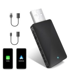   Quilted Northern Wireless Carplay Adapter 2 az 1-ben CarPlay/Android Auto Type-C - outlet termék