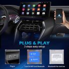 MEETOWN Android autós vezeték nélküli adapter USB C/A, Android 10+, plug & play - outlet termék