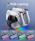 PS5 kontroller töltőállomás 2,5 órás gyors töltés - outlet termék