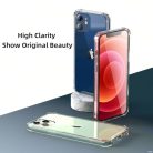 Totill iPhone 12 Mini tok, 1 darab telefontok 3 darab edzett üveggel, puha TPU - outlet termék