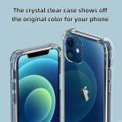 Totill iPhone 12 Mini tok, 1 darab telefontok 3 darab edzett üveggel, puha TPU - outlet termék