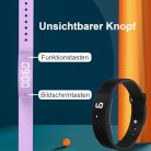 Pedometer karkötő, digitális óra férfiaknak és nőknek, applikációval - outlet termék