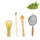 STFALI matcha kiegészítők, matcha szett matcha keverő, tea szűrő, hagyományos kanál - outlet termék
