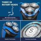 SweetLF férfi elektromos borotva késrácsos, elektromos borotva nedves és száraz - outlet termék