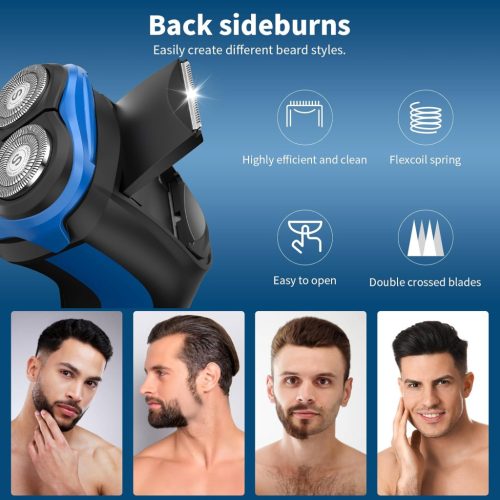 SweetLF férfi elektromos borotva késrácsos, elektromos borotva nedves és száraz - outlet termék