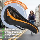 HENMI kerékpár nyereg férfiaknak és nőknek kényelmes, légáteresztő, ütéscsillapító - outlet termék