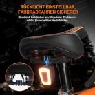 HENMI kerékpár nyereg férfiaknak és nőknek kényelmes, légáteresztő, ütéscsillapító - outlet termék