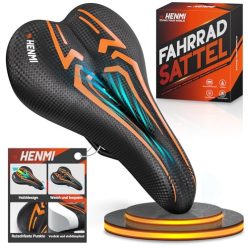   HENMI kerékpár nyereg férfiaknak és nőknek puha, kényelmes, légáteresztő - outlet termék