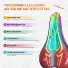 HENMI kerékpár nyereg férfiaknak és nőknek puha, kényelmes, légáteresztő - outlet termék