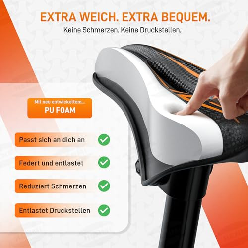 HENMI kerékpár nyereg férfiaknak és nőknek puha, kényelmes, légáteresztő - outlet termék