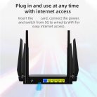 WiFi 6 router, 5G CPE router, 8 antennával, nagy sebességű internet okos router, 1000 - outlet termék