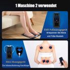 EMS lábmasszírozó, hordozható elektromos lábmasszírozó 9 masszázsprogrammal, 30 - outlet termék