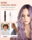 Curling Iron mini hajgöndörítő 25 mm tárolótáskával, utazó hajgöndörítő rövid és - outlet termék